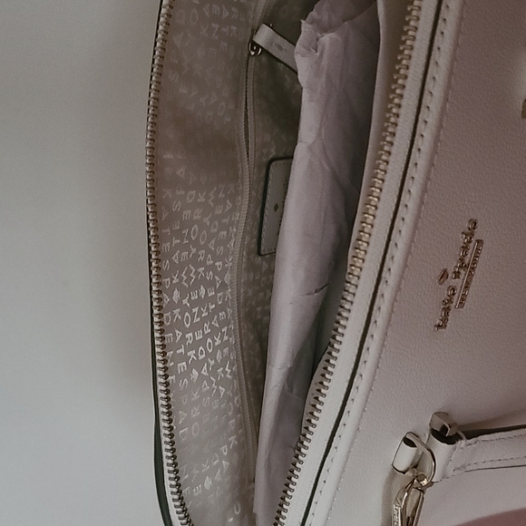 NWT Kate Spade White Medium Dome Satchel - Picture 6 of 9